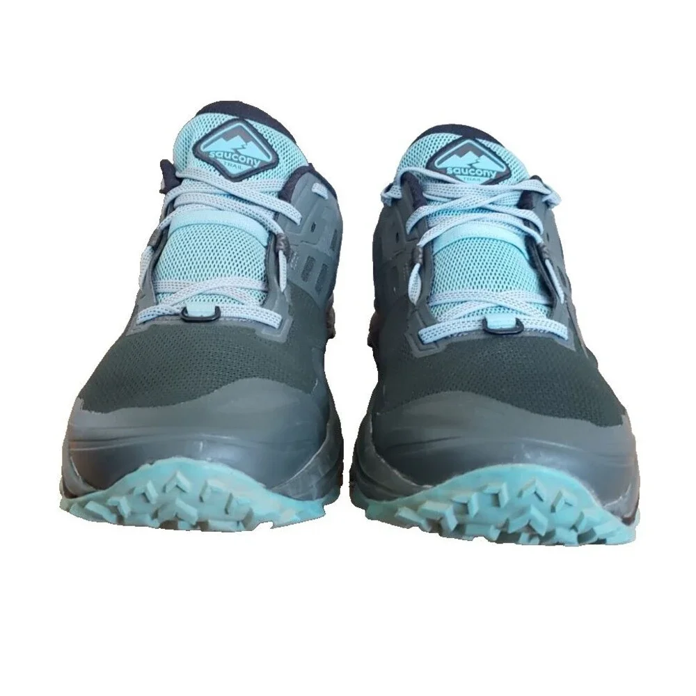 Saucony Peregrine 10 Women's Size 12 Trail Running Shoes Pine Marine